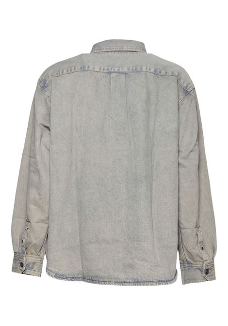 camicia tigan uomo blu e beige CARHARTT WIP | I0358213FU.GD